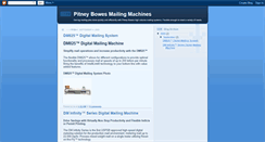 Desktop Screenshot of pitney-bowes-mailing-machines.blogspot.com
