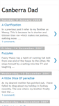 Mobile Screenshot of canberradad.blogspot.com