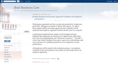 Desktop Screenshot of bealbusinesslaw.blogspot.com