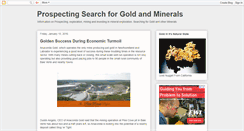 Desktop Screenshot of goldsearch.blogspot.com