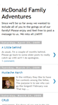 Mobile Screenshot of mcdonaldadventureblog.blogspot.com
