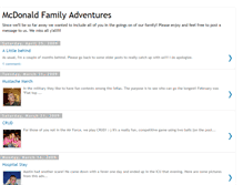 Tablet Screenshot of mcdonaldadventureblog.blogspot.com
