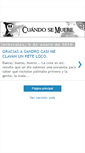 Mobile Screenshot of cuandosemuere.blogspot.com