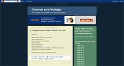 Desktop Screenshot of concursosparapsicologos.blogspot.com
