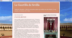 Desktop Screenshot of lagacetilladesevilla.blogspot.com