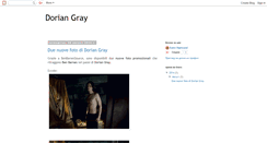 Desktop Screenshot of doriangrayfilm.blogspot.com