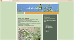 Desktop Screenshot of cookwithherbs.blogspot.com