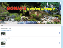 Tablet Screenshot of goniasgardenshoppe.blogspot.com