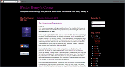 Desktop Screenshot of pastorhenry.blogspot.com