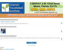 Tablet Screenshot of genesisvocationalinstitute.blogspot.com