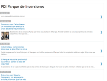 Tablet Screenshot of parquedeinversiones.blogspot.com