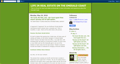 Desktop Screenshot of lifeontheemeraldcoast.blogspot.com