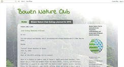 Desktop Screenshot of bowennatureclub.blogspot.com