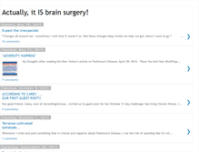 Tablet Screenshot of actuallyitisbrainsurgery.blogspot.com