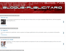 Tablet Screenshot of bloque-publicitario.blogspot.com