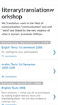 Mobile Screenshot of literarytranslationworkshop.blogspot.com