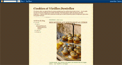 Desktop Screenshot of cookiesetvieillesdentelles.blogspot.com