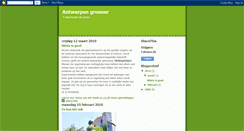 Desktop Screenshot of antwerpengroener.blogspot.com