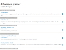 Tablet Screenshot of antwerpengroener.blogspot.com