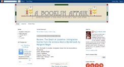 Desktop Screenshot of abookishaffair.blogspot.com