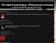 Tablet Screenshot of overthowedproductions.blogspot.com