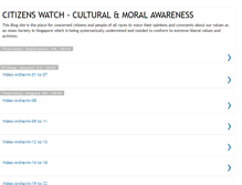 Tablet Screenshot of citizenswatch88.blogspot.com