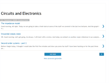 Tablet Screenshot of circuitsandelectronics.blogspot.com