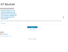 Tablet Screenshot of ict4ebulacan.blogspot.com