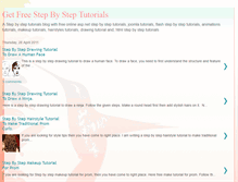 Tablet Screenshot of free-step-by-step-tutorials.blogspot.com