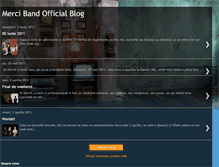 Tablet Screenshot of mercibandofficial.blogspot.com