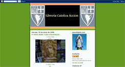 Desktop Screenshot of libreriacatolicaaccion.blogspot.com