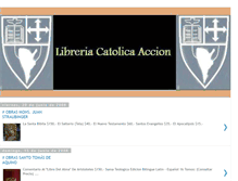 Tablet Screenshot of libreriacatolicaaccion.blogspot.com