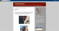 Desktop Screenshot of escaladachapuza.blogspot.com