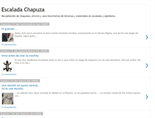 Tablet Screenshot of escaladachapuza.blogspot.com