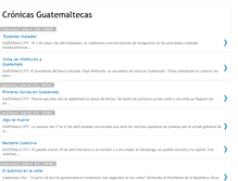 Tablet Screenshot of cronicasguatemaltecas.blogspot.com