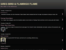 Tablet Screenshot of flamingoflame.blogspot.com