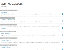 Tablet Screenshot of monarchmath.blogspot.com