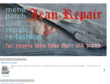 Tablet Screenshot of jeanrepair.blogspot.com