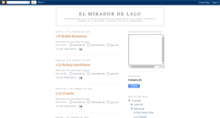 Desktop Screenshot of elmiradordelalo.blogspot.com