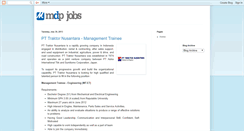 Desktop Screenshot of mdpjobs.blogspot.com