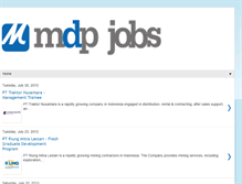 Tablet Screenshot of mdpjobs.blogspot.com