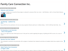 Tablet Screenshot of familycareconnectionnanny.blogspot.com