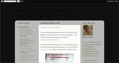 Desktop Screenshot of kathyscraftingcorner.blogspot.com