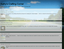 Tablet Screenshot of kathyscraftingcorner.blogspot.com