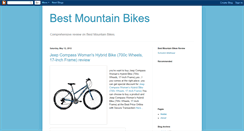 Desktop Screenshot of best-mountain-bikes-online.blogspot.com