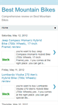 Mobile Screenshot of best-mountain-bikes-online.blogspot.com