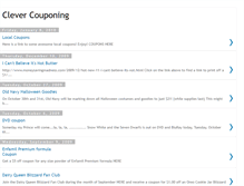 Tablet Screenshot of clevercouponing.blogspot.com