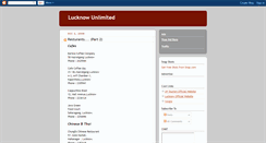 Desktop Screenshot of lucknowunlimited.blogspot.com