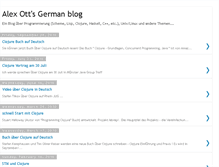 Tablet Screenshot of alexott-de.blogspot.com