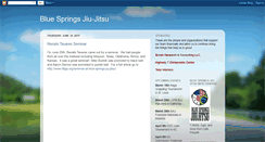 Desktop Screenshot of bluespringsjiujitsu.blogspot.com